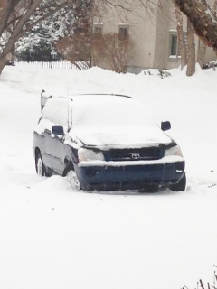 Blizzards in Kansas City - Stuck Car